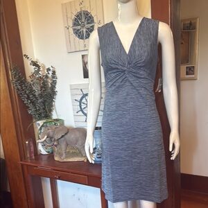 NWT Eddie Bauer size small Elegant Gray Sleeveless Dress
